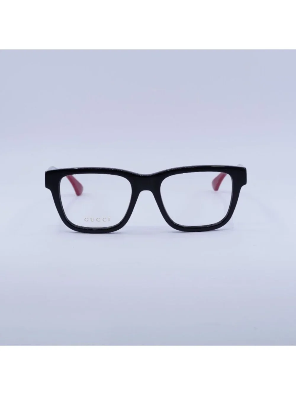 Gucci GG1870O 001 Eyeglasses Black/Green/Red 53mm Square Frame